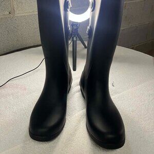 Chooka Versa Black rubber boots size 11, 14 inches tall